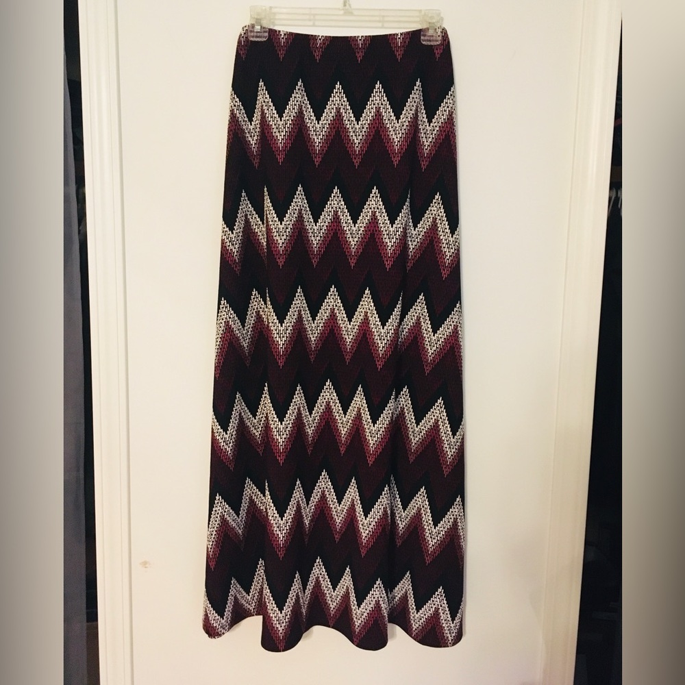 Cato Chevron Maxi Skirt - M
